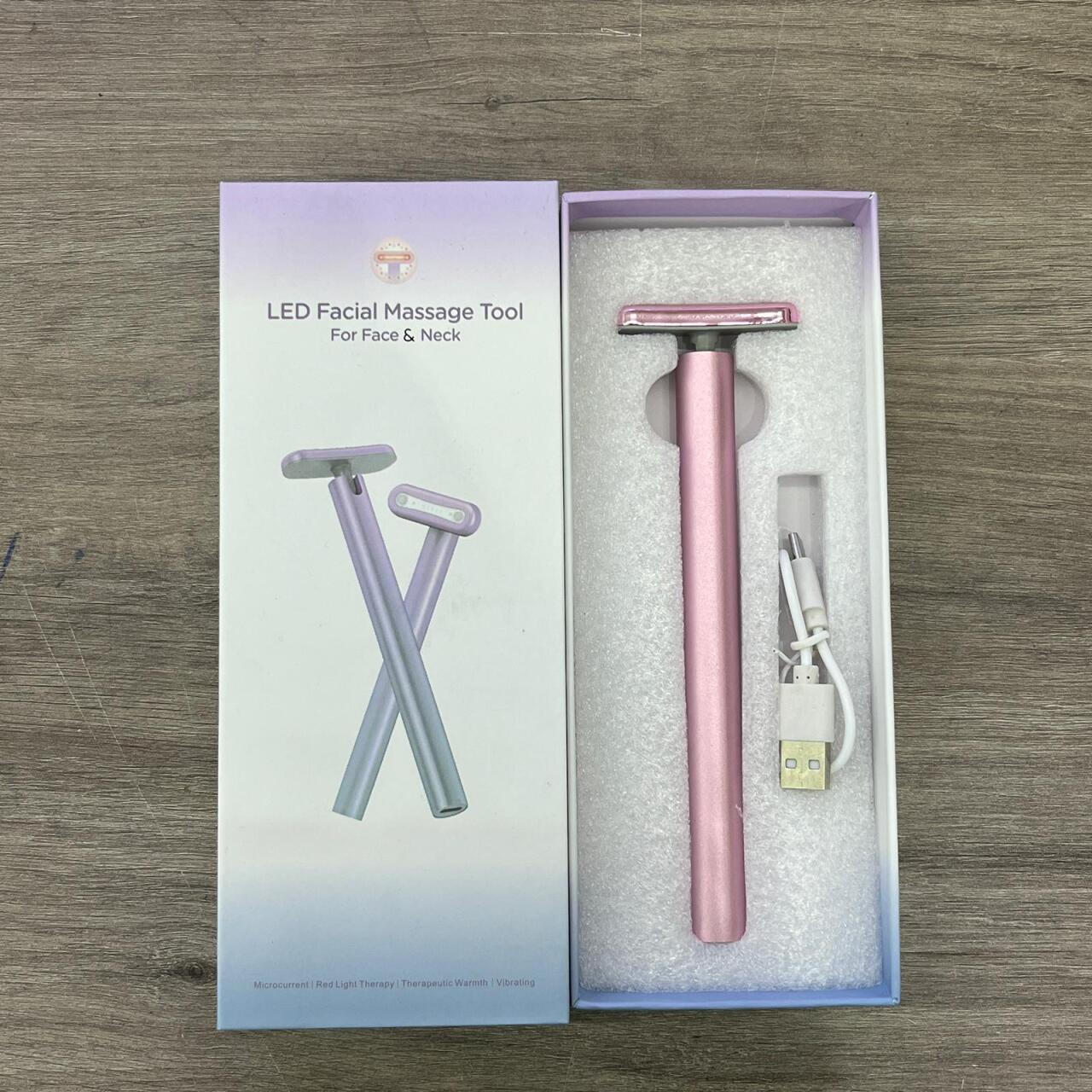 Luz rejuvenecedora masajeador facial reafirmante