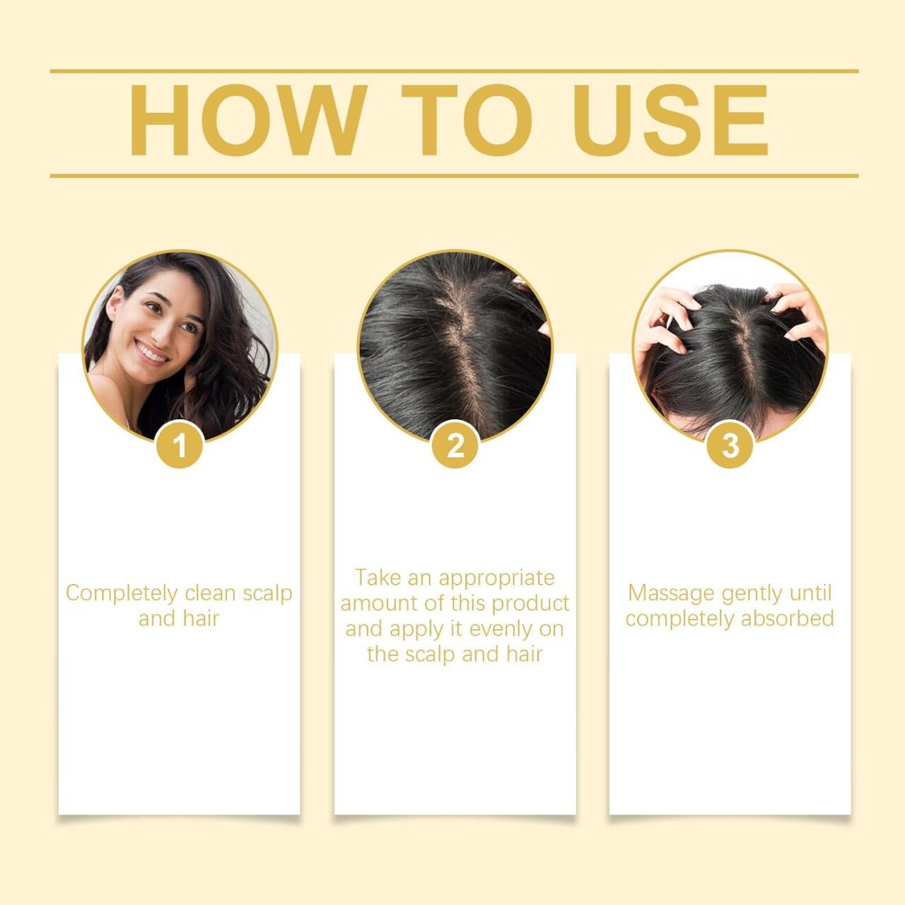 Crecimiento natural con aceite reparador