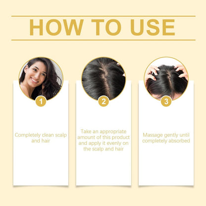 Crecimiento natural con aceite reparador