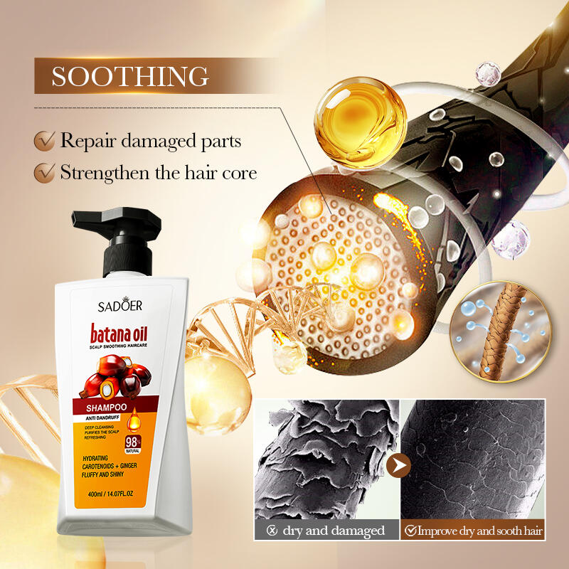 Crecimiento capilar con champú nutritivo