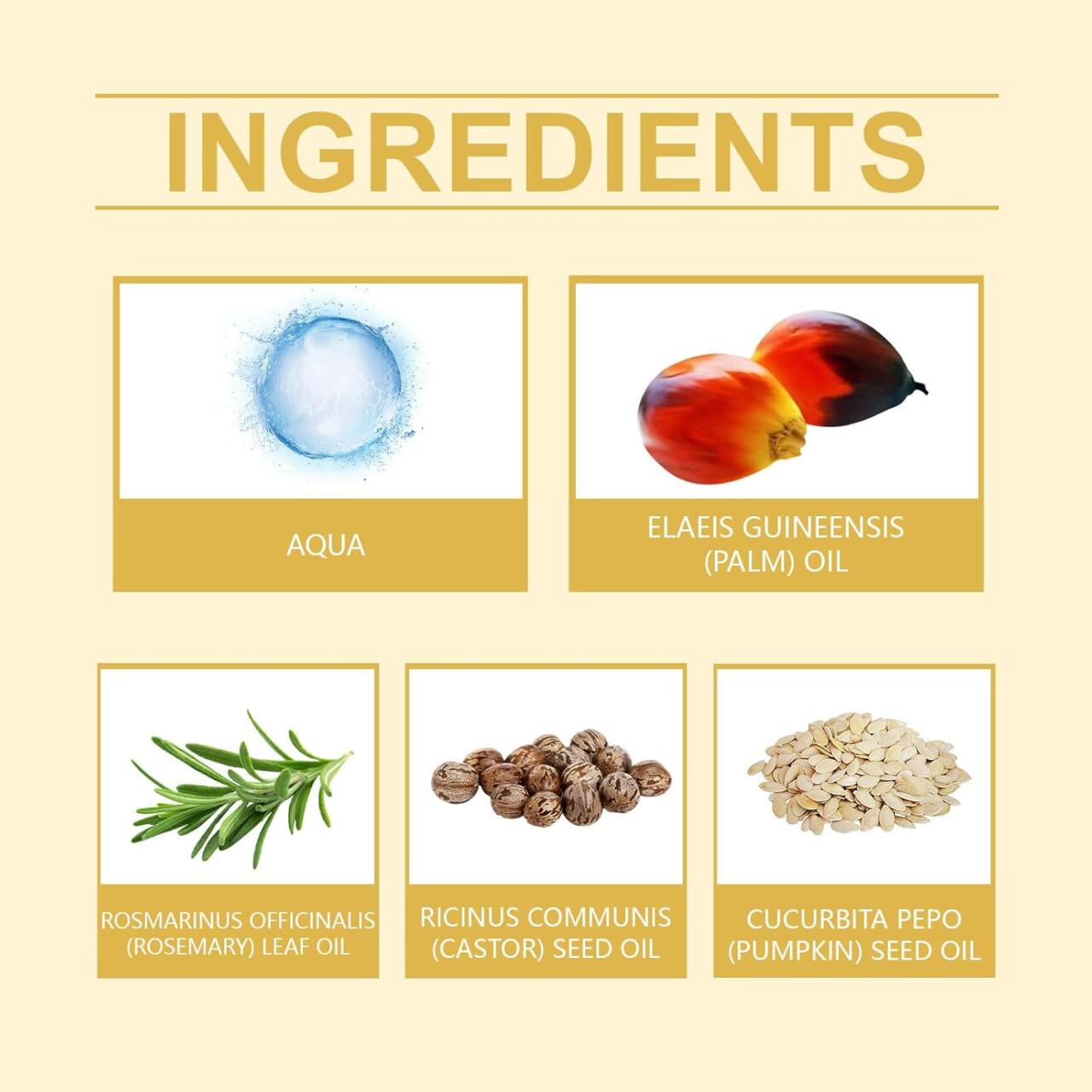 Crecimiento natural con aceite reparador