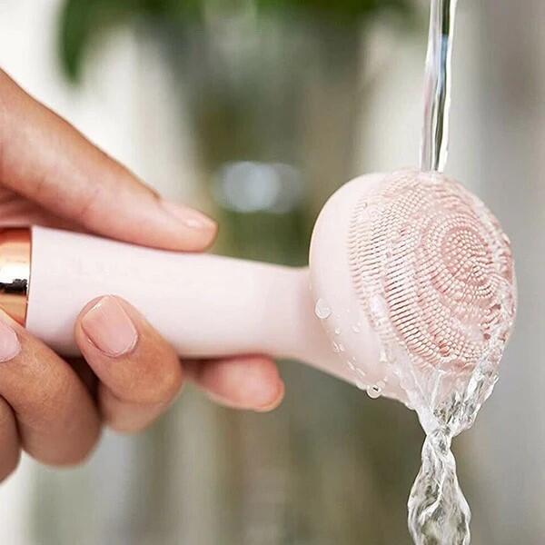 Limpieza profunda cepillo facial masajeador recargable