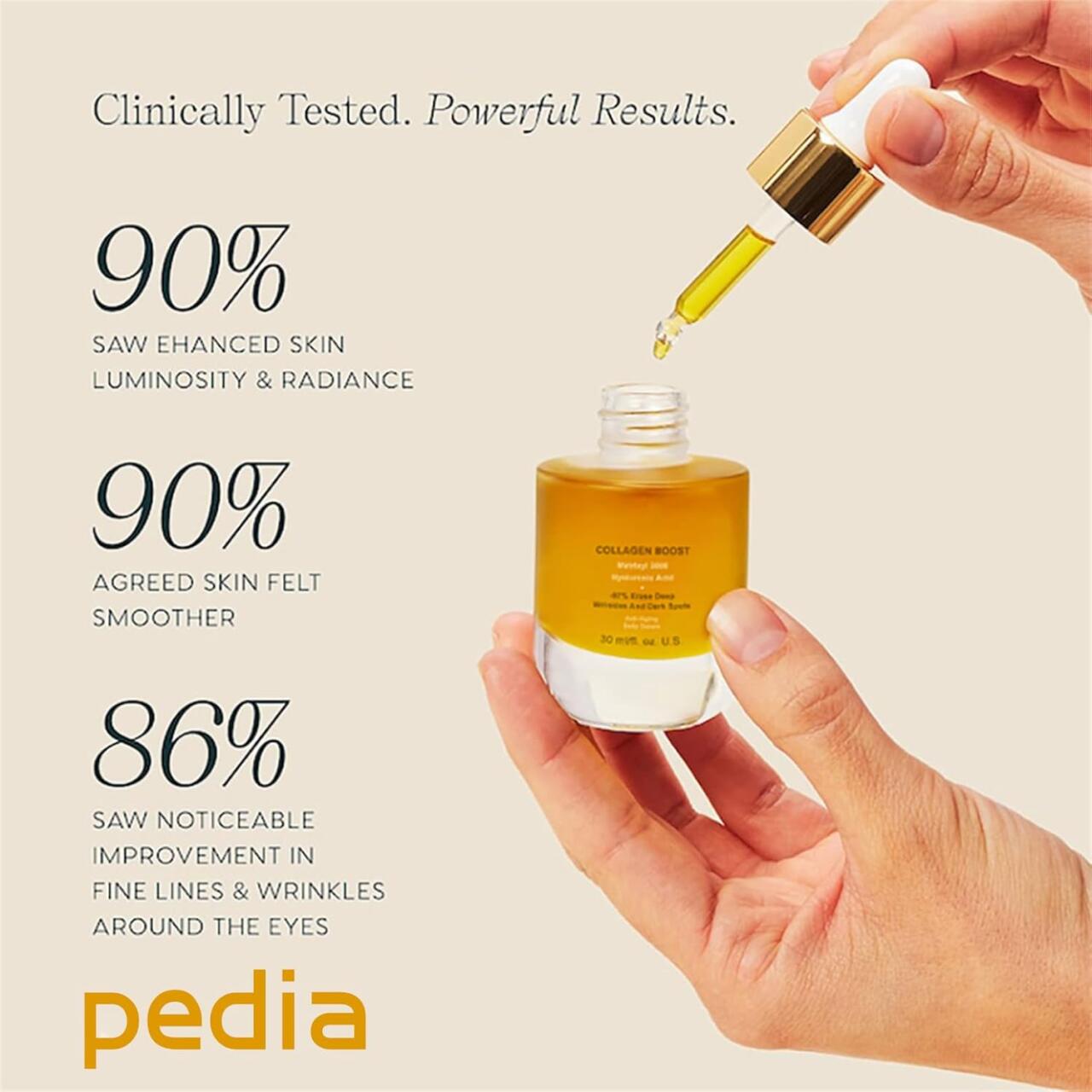 Elasticidad renovada con sérum boost colágeno