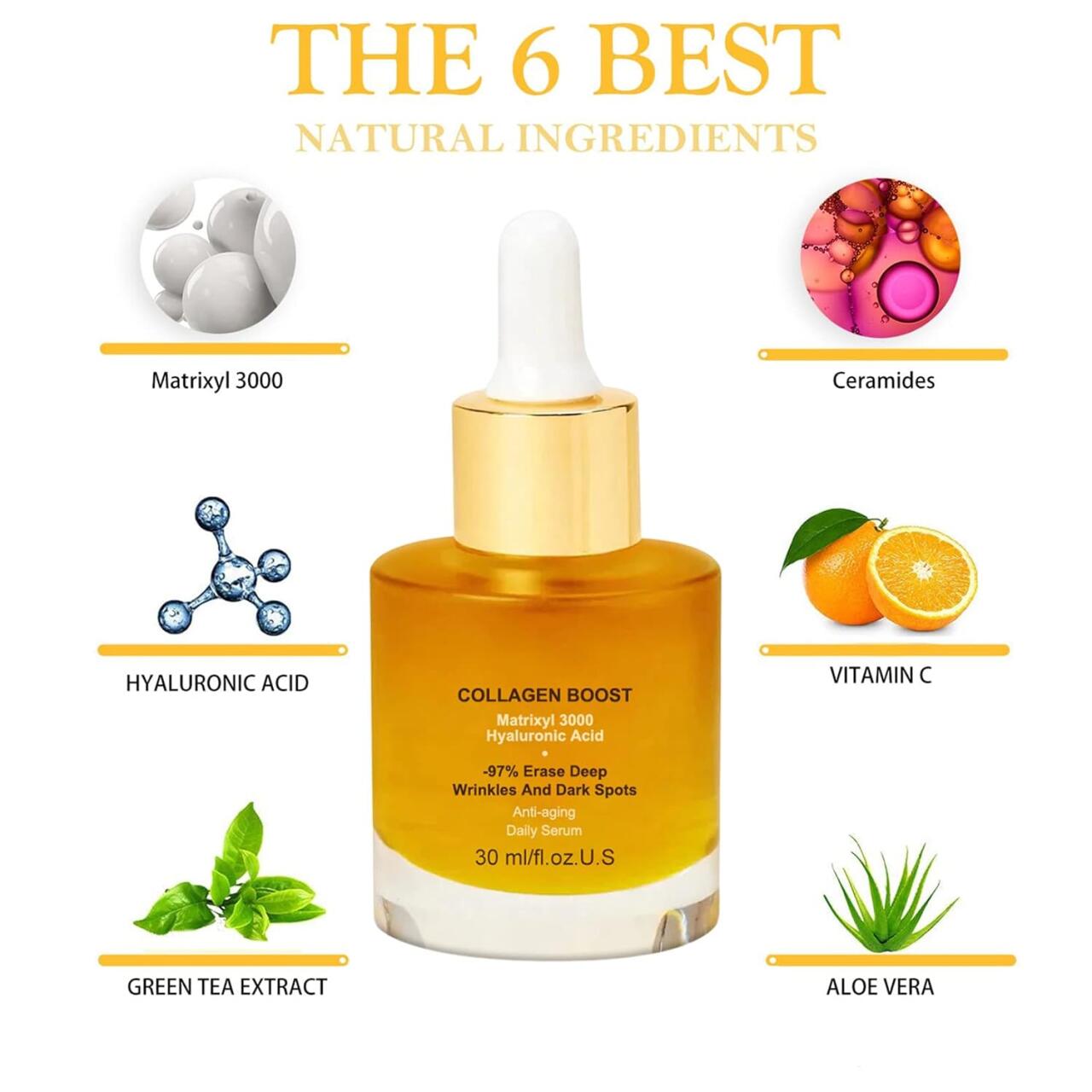 Elasticidad renovada con sérum boost colágeno