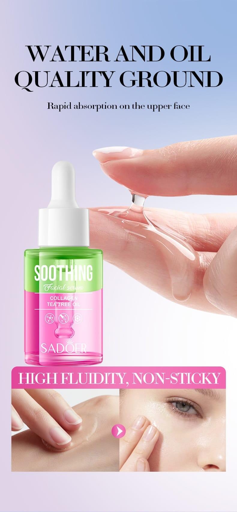 Piel equilibrada con sérum purificante reafirmante