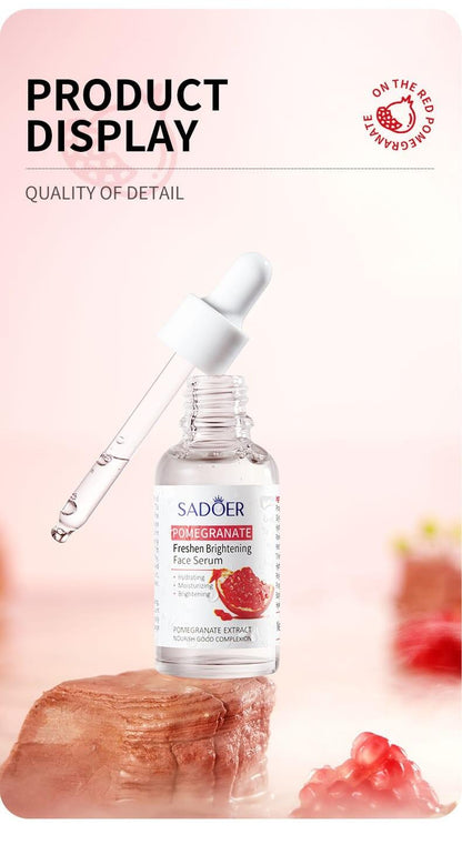 Luminosidad inmediata serum facial granada vegano