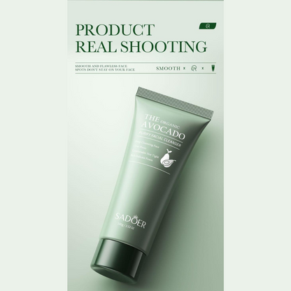 Limpieza profunda limpiador facial aguacate orgánico