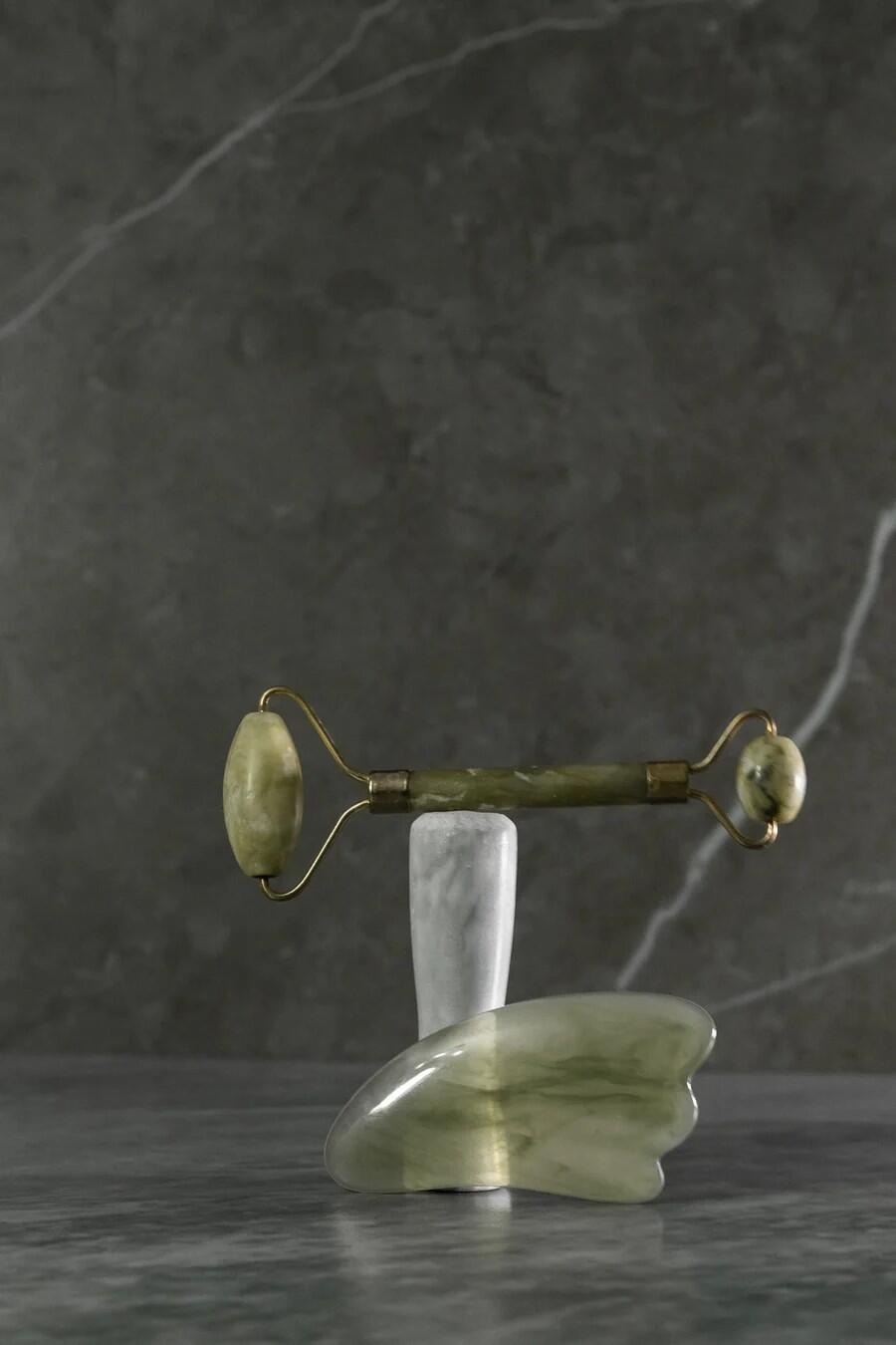 Belleza natural kit jade masaje rejuvenecedor