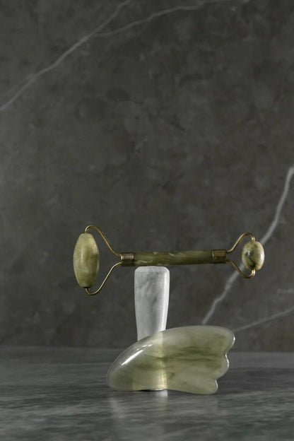 Belleza natural kit jade masaje rejuvenecedor